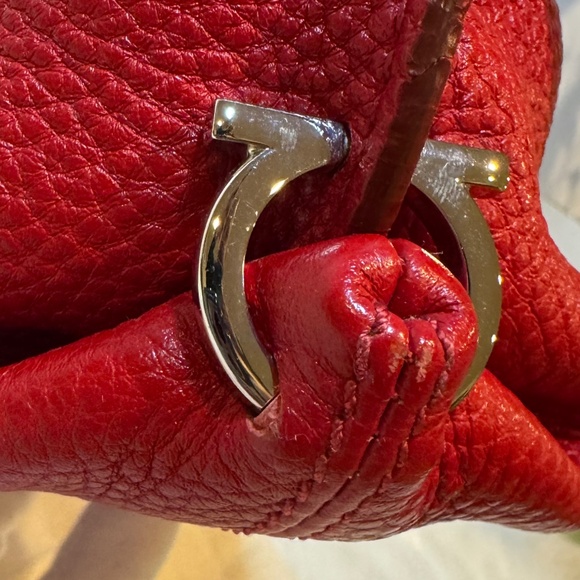 Salvatore Ferragamo Grained Calfskin Sofia Satchel - Picture 5 of 12